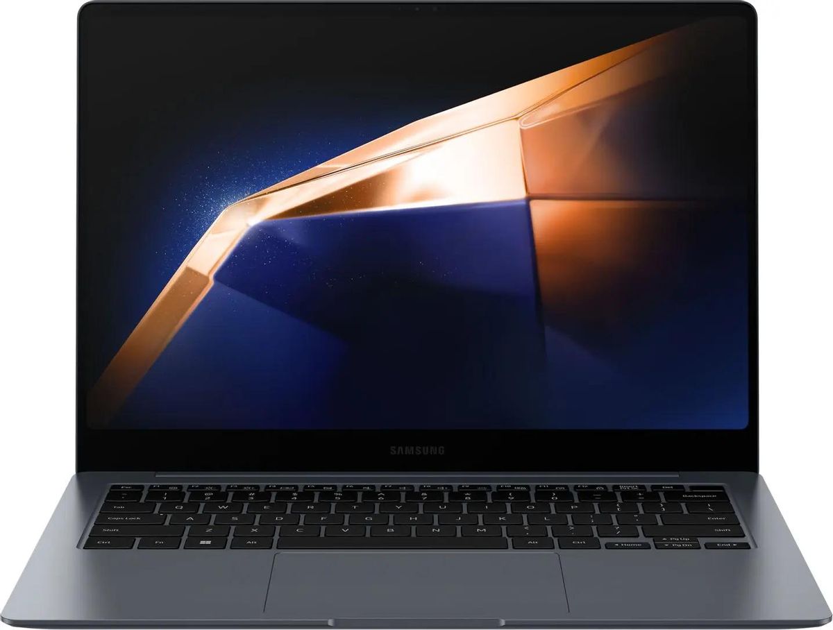 Ноутбук Samsung Galaxy Book 4 Pro NP944 14", 2024, AMOLED, Intel Core Ultra 7 155H 1.4ГГц, 16-ядерный, 16ГБ LPDDR5x, 1ТБ SSD,  Intel Arc, Windows 11 Pro, серый [np944xgk-kg1us]